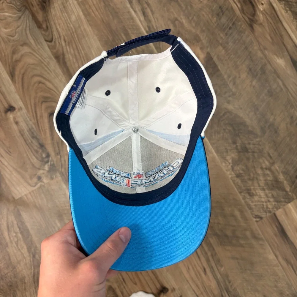 Vintage Y2K Reebok Hat Men OSFM White Indianapolis Colts Super Bowl XLI Champion